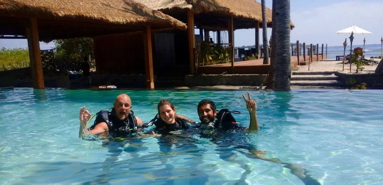 Pool day at the resort